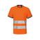 Camiseta de alta visibilidad clase 2 hombre 6009. Color naranja.