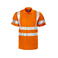 Polo de alta visibilidad clase 3 hombre 6011. Color naranja.