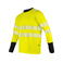 Camiseta de alta visibilidad manga larga clase 2/3 hombre 6014. Color amarillo.