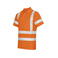 Polo de alta visibilidad hombre 6040. Color naranja.