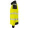 Sudadera de alta visibilidad con cremallera hombre 6109. Color amarillo.