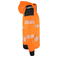 Sudadera de alta visibilidad con capucha y cremallera hombre 6110. Color naranja/negro.