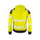 Sudadera de alta visibilidad con capucha y cremallera hombre 6110. Color amarillo.