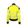 Sudadera de alta visibilidad con cremallera clase 2/3 mujer 6111. Color amarillo.
