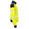 Sudadera de alta visibilidad con cremallera clase 2/3 mujer 6111. Color amarillo.