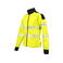 Sudadera de alta visibilidad con cremallera clase 2/3 mujer 6111. Color amarillo.