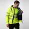 Sudadera de alta visibilidad con capucha y cremallera clase 1 hombre 6130. .