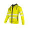 Sudadera de alta visibilidad con capucha y cremallera clase 1 hombre 6130. Color amarillo.