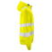Sudadera de alta visibilidad con capucha y cremallera clase 2/3 hombre 6132. Color amarillo.