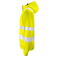Sudadera de alta visibilidad con capucha y cremallera clase 2/3 hombre 6132. Color amarillo.