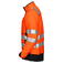 Chaqueta polar de alta visibilidad hombre 6303. Color naranja/negro.