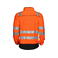 Chaqueta polar de alta visibilidad hombre 6303. Color naranja/negro.