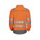 Chaqueta polar de alta visibilidad hombre 6303. Color naranja.
