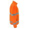 Chaqueta polar de alta visibilidad hombre 6327. Color naranja/negro.