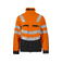 Chaqueta de alta visibilidad acolchada clase 2 hombre 6415. Color naranja/negro.