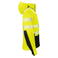 Chaqueta de alta visibilidad con capucha hombre 6416. Color amarillo.