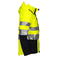 Chaqueta softshell de alta visibilidad con capucha clase 2 hombre 6419. Color amarillo.