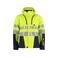Chaqueta softshell de alta visibilidad con capucha clase 2 hombre 6419. Color amarillo.