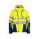 Chaqueta softshell de alta visibilidad con capucha clase 2 hombre 6419. Color limón.