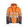Chaqueta softshell de alta visibilidad con capucha clase 2 hombre 6419. Color naranja.