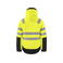 Chaqueta de alta visibilidad con capucha clase 3 hombre 6422. Color amarillo.