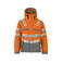 Chaqueta de alta visibilidad con capucha clase 3 hombre 6422. Color naranja.