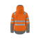 Chaqueta de alta visibilidad con capucha clase 3 hombre 6422. Color naranja.