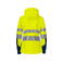 Chaqueta softshell de alta visibilidad con capucha clase 2 mujer 6423. Color limón.
