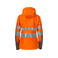Chaqueta softshell de alta visibilidad con capucha clase 2 mujer 6423. Color naranja.
