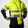 Chaqueta softshell de alta visibilidad con capucha clase 2 mujer 6424. .