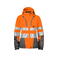 Chaqueta softshell de alta visibilidad con capucha clase 2 mujer 6424. Color naranja.