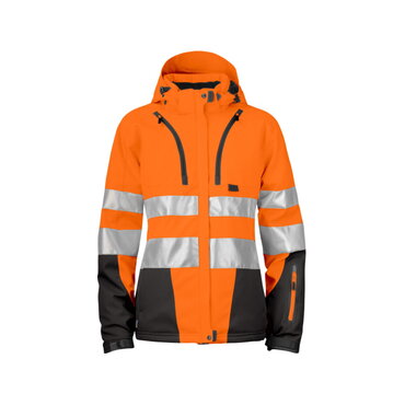Chaqueta softshell de alta visibilidad con capucha clase 2 mujer 6424