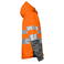 Chaqueta softshell de alta visibilidad con capucha clase 2 mujer 6424. Color naranja.