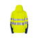 Chaqueta softshell de alta visibilidad con capucha clase 2 mujer 6424. Color limón.