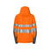 Chaqueta softshell de alta visibilidad con capucha clase 2 mujer 6424. Color naranja.