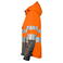 Chaqueta softshell de alta visibilidad con capucha clase 2 mujer 6424. Color naranja.