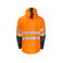 Chaqueta de alta visibilidad con capucha clase 3 hombre 6431. Color naranja/negro.