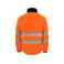Chaqueta softshell de alta visibilidad clase 2 hombre 6432. Color naranja/negro.