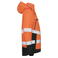 Chaqueta de alta visibilidad con capucha clase 2/3 hombre 6440. Color naranja/negro.
