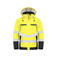 Chaqueta de alta visibilidad con capucha clase 2/3 hombre 6440. Color amarillo.