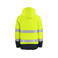 Chaqueta de alta visibilidad con capucha hombre 6441. Color amarillo.