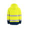 Chaqueta de alta visibilidad con capucha hombre 6441. Color limón.