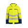 Chaqueta de alta visibilidad con capucha hombre 6441. Color limón.