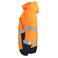 Chaqueta de alta visibilidad con capucha hombre 6441. Color naranja/negro.
