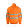 Chaqueta de alta visibilidad acolchada hombre 6444. Color naranja/negro.