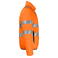 Chaqueta de alta visibilidad acolchada hombre 6444. Color naranja/negro.