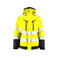 Chaqueta de alta visibilidad con capucha mujer 6449. Color amarillo.