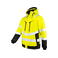 Chaqueta de alta visibilidad con capucha hombre 6453. Color amarillo.