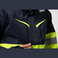Chaqueta de alta visibilidad con capucha hombre 6454. .