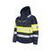 Chaqueta de alta visibilidad con capucha hombre 6454. Color limón.